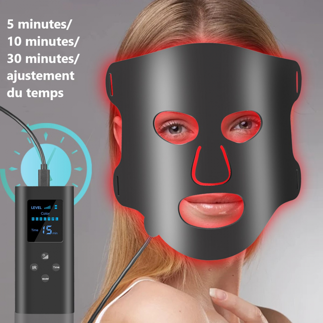 'Luminotherapie 7 Couleurs' Face LED Mask