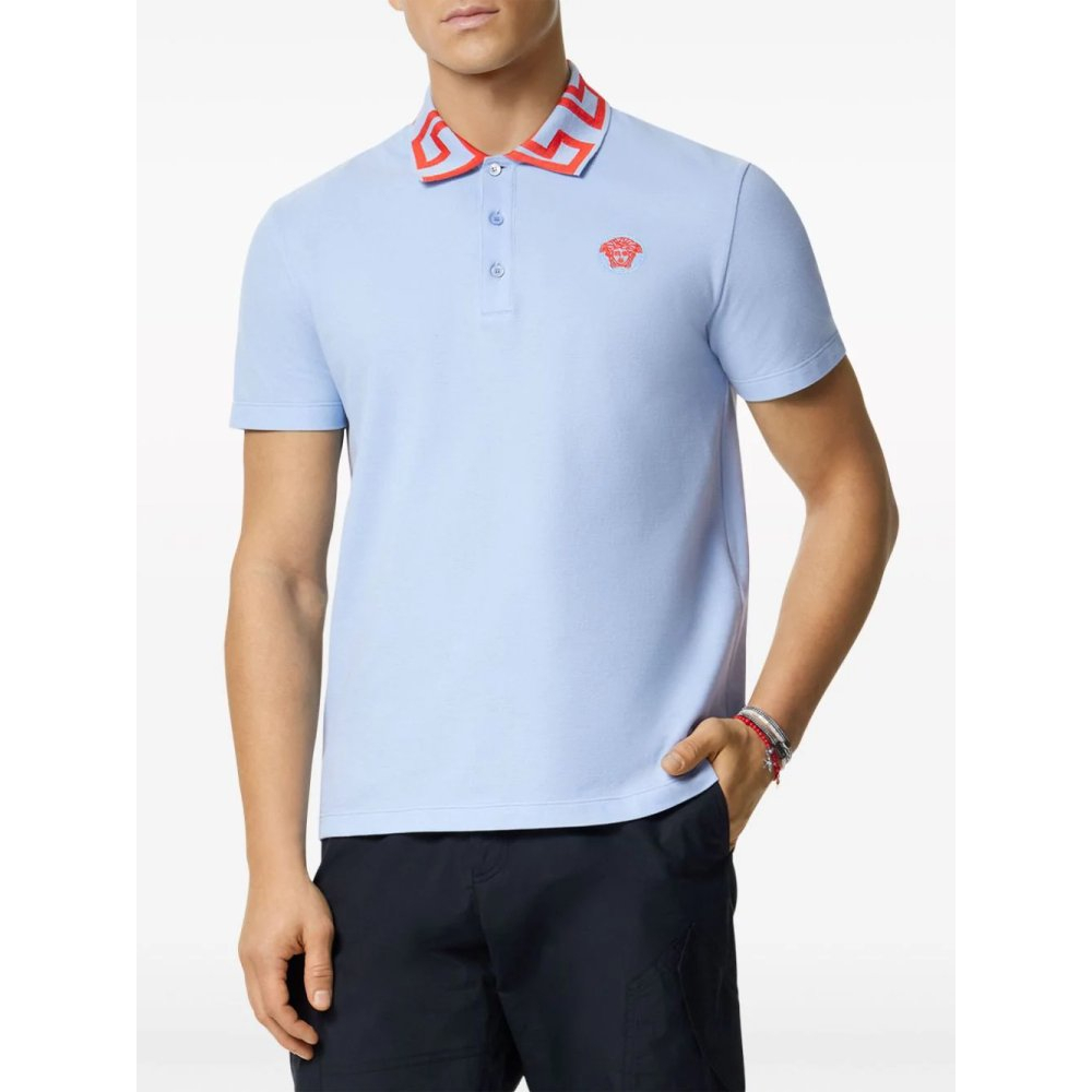 Polo 'Medusa Greca' pour Hommes