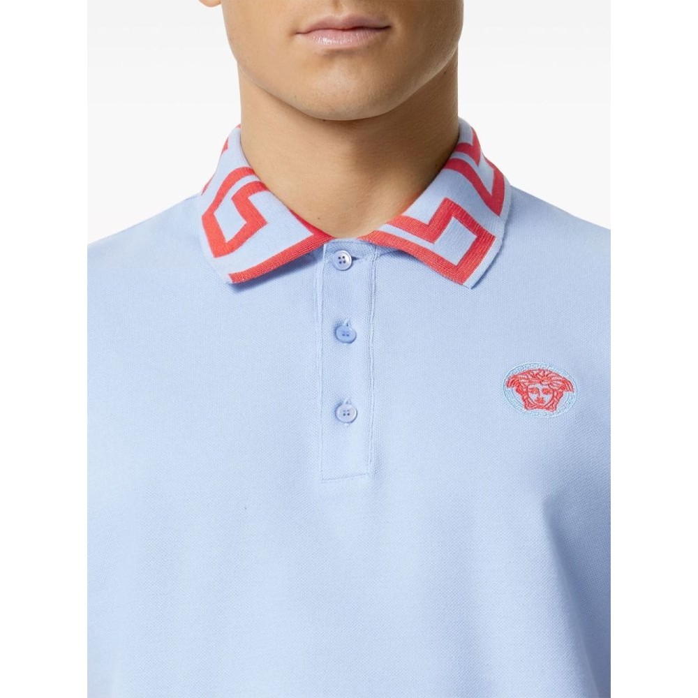 Polo 'Medusa Greca' pour Hommes