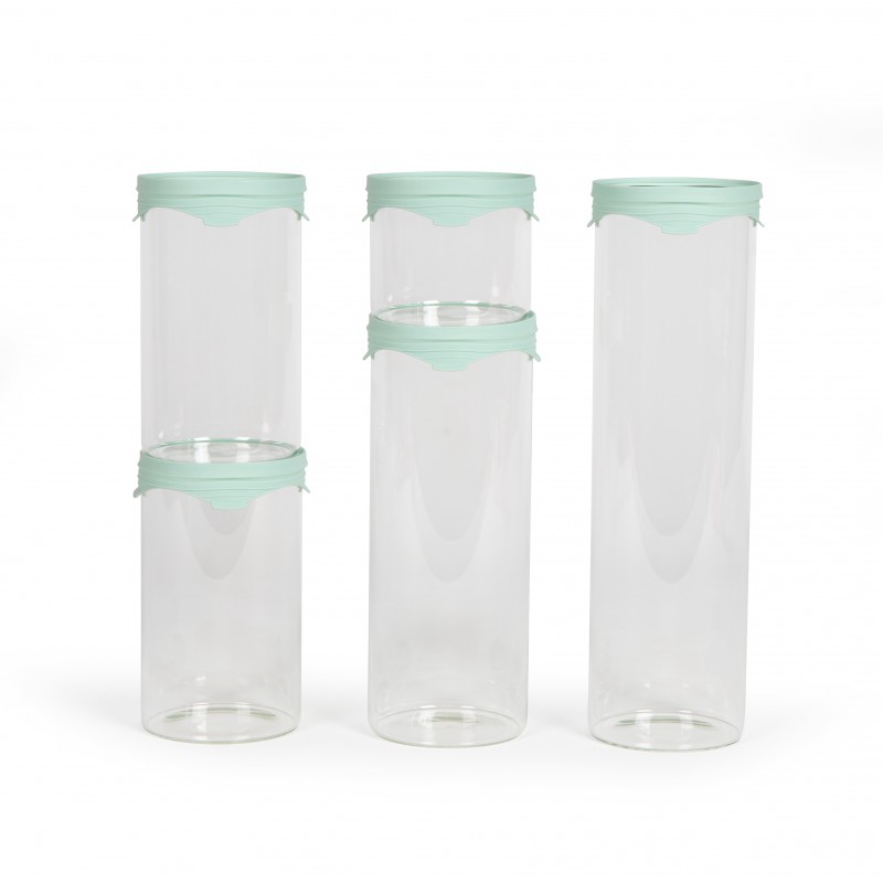 Set de 5 bocaux de conservation