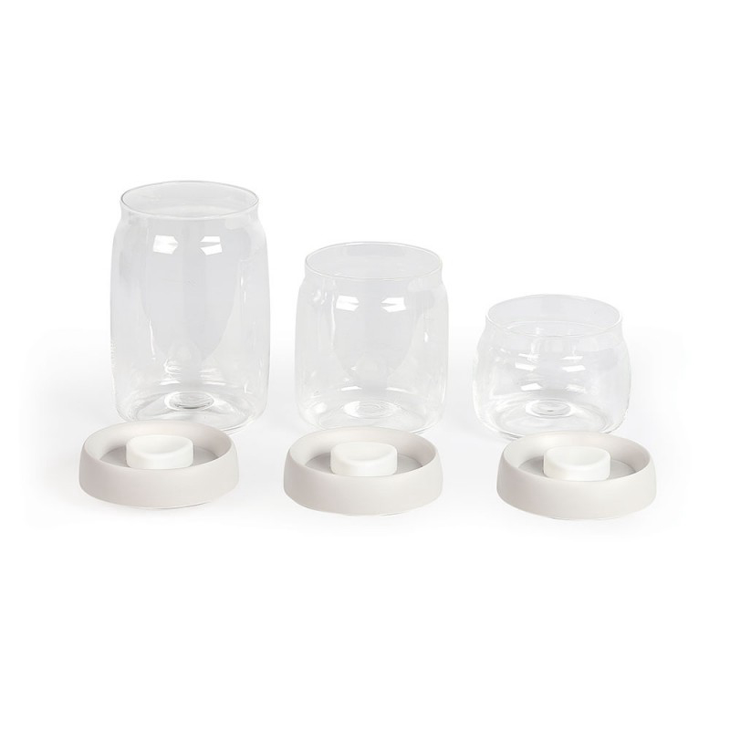 Set de 3 bocaux sous vide