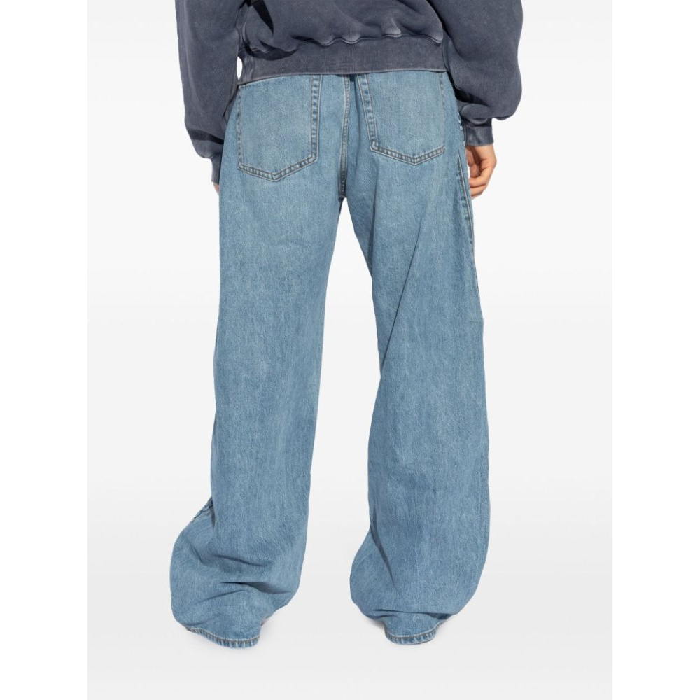 Jeans 'Logo-Embossed' pour Femmes