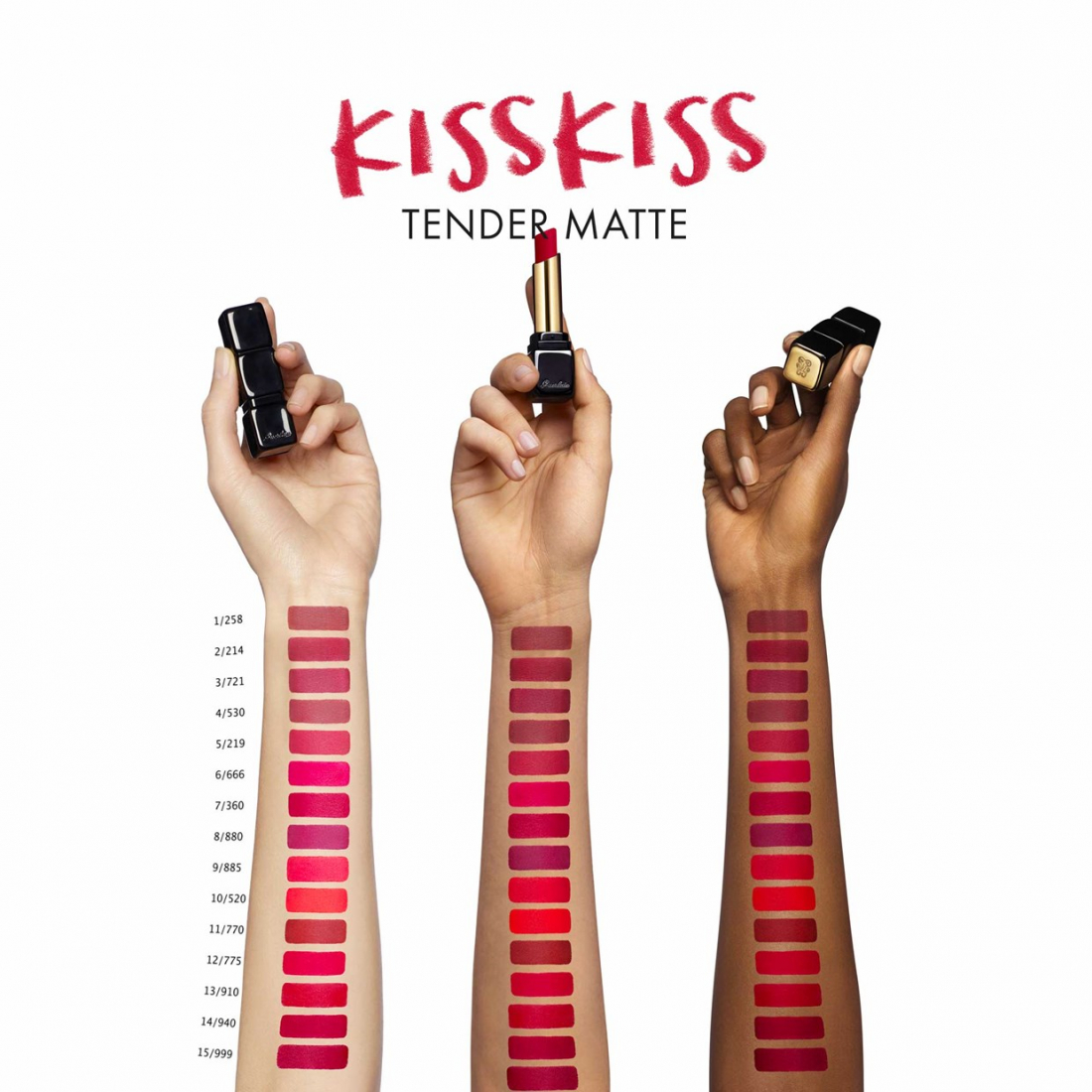 'Kiss Kiss Tender Matte' Lipstick - 775 Kiss Rouge 2.8 g