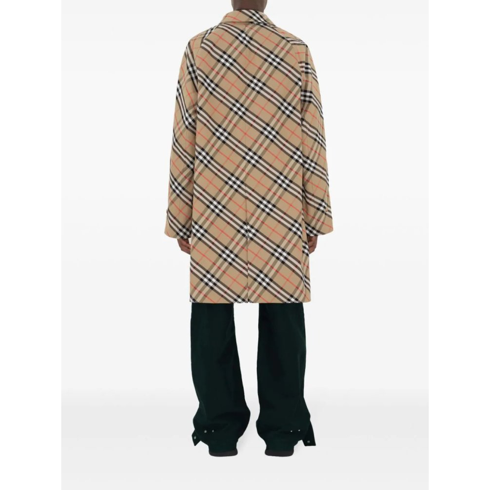 'Check-Pattern Reversible' Trenchcoat für Herren