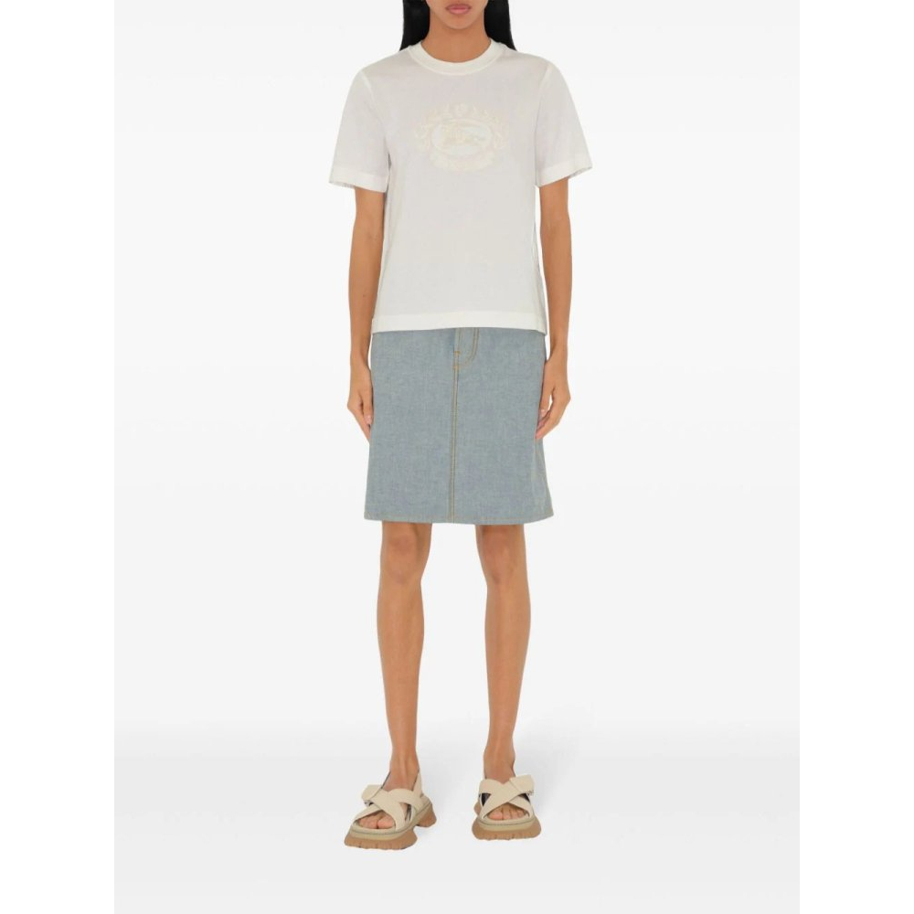 T-shirt 'Logo-Embroidered' pour Femmes