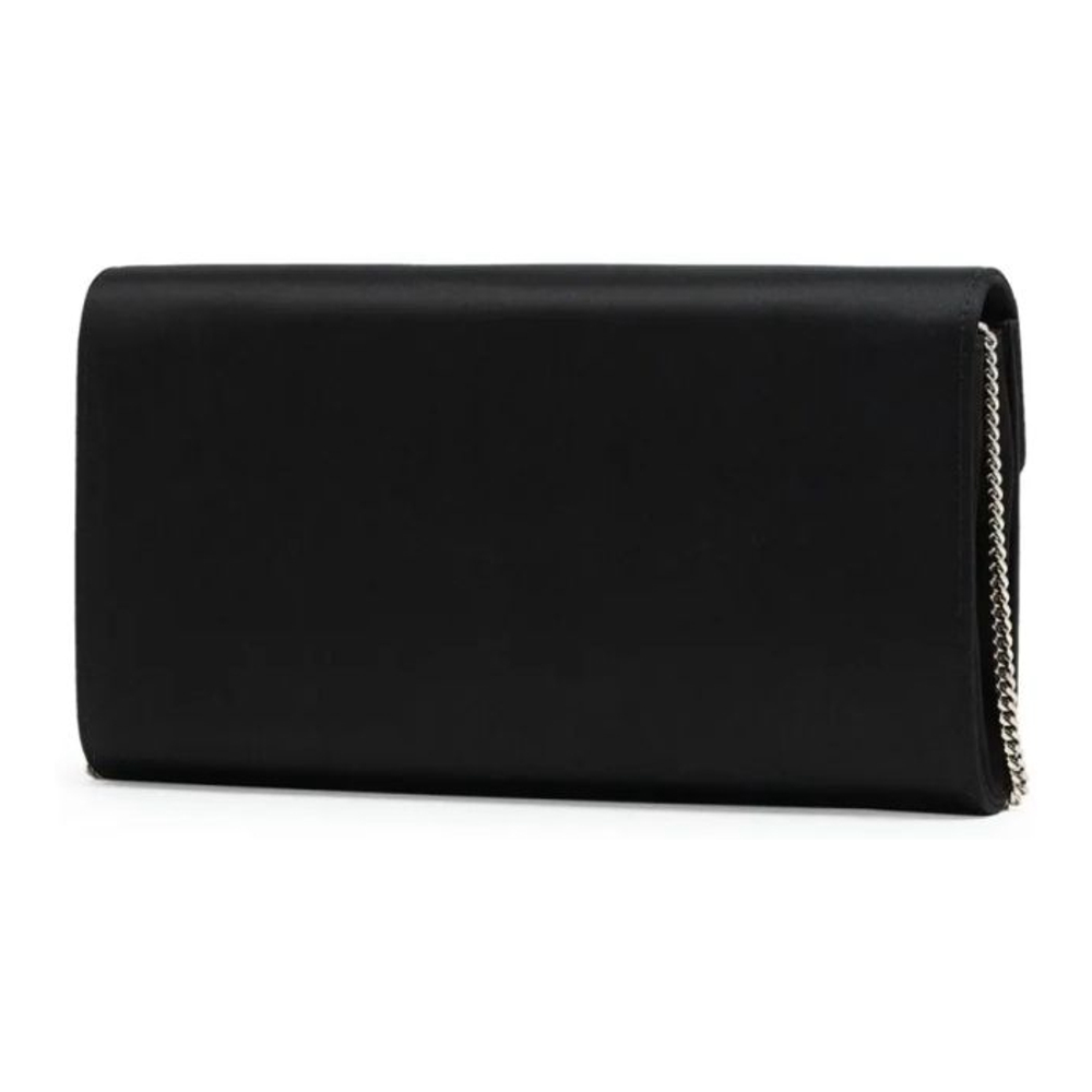 Women's 'Flower Strass Buckled' Clutch