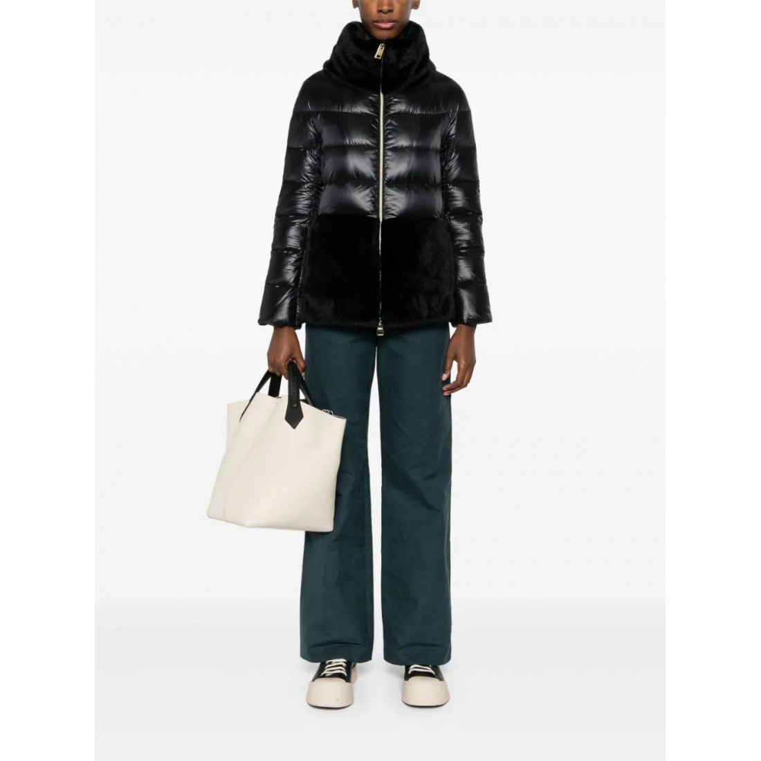 Doudoune en plumes 'Quilted' pour Femmes