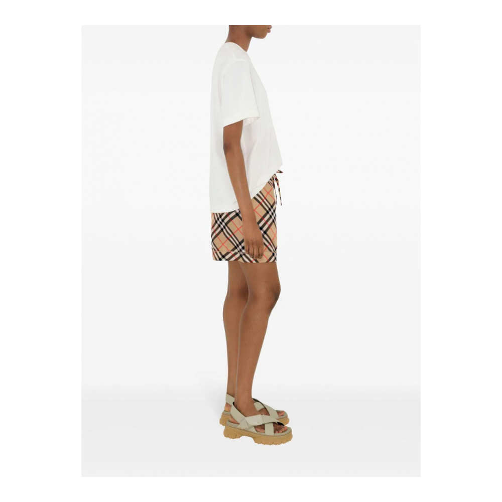 Women's 'Check-Print' Shorts