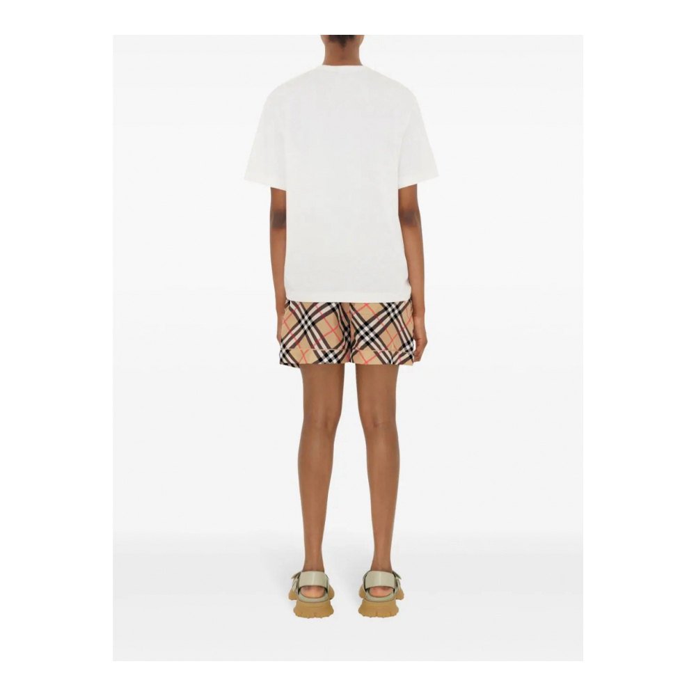 Women's 'Check-Print' Shorts