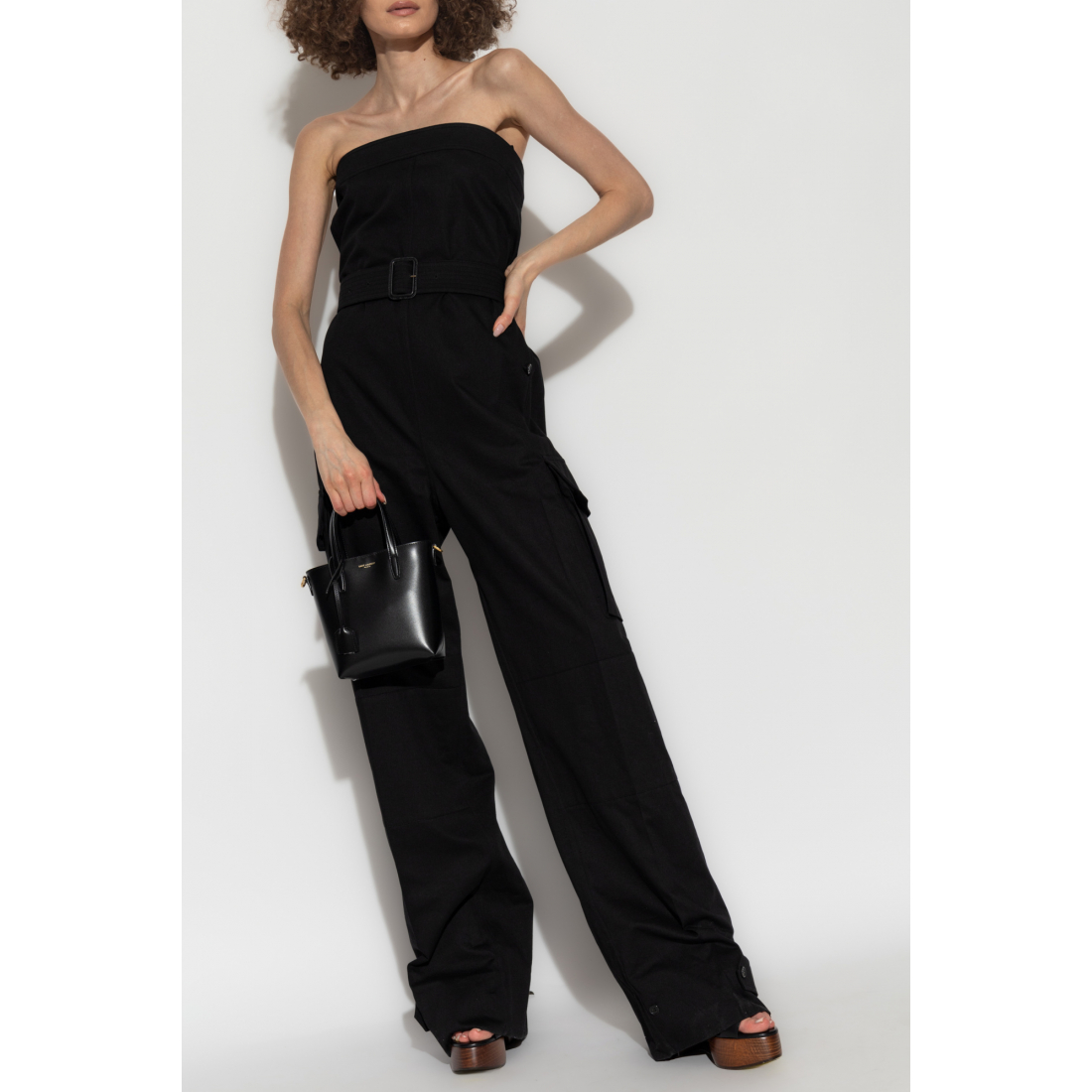 Women's 'Strapless Belted' Jumpsuit