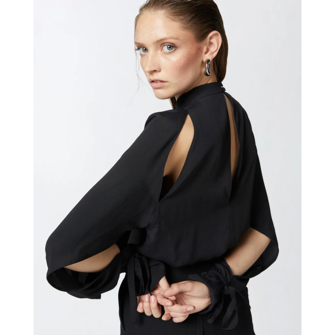 Blouse à manches longues 'Cut-Out' pour Femmes