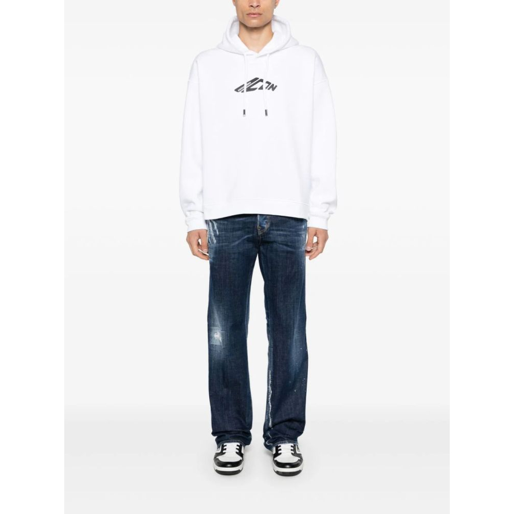 Sweatshirt à capuche  'Logo-Print' pour Hommes