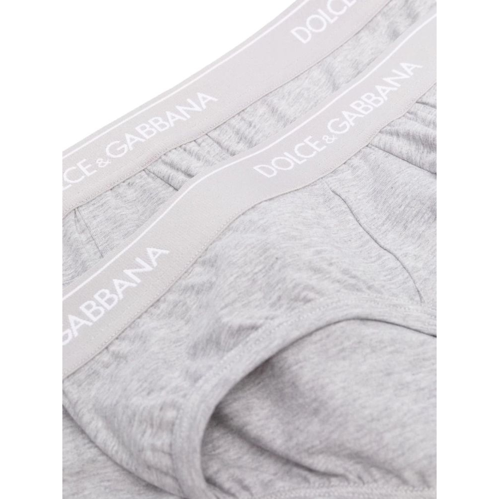 'Logo-Waistband' Unterhose für Herren - 2 Stücke