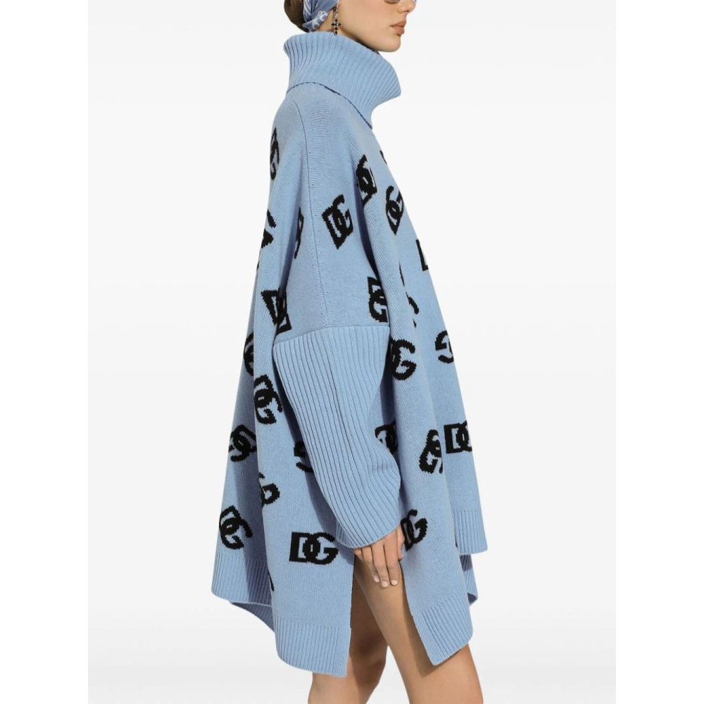 Women's 'Logo Embroidered' Poncho