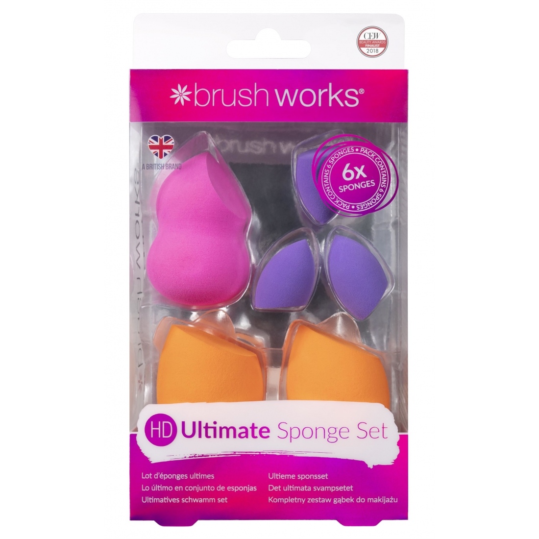 Éponge à maquillage 'HD Ultimate Complexion Set' - 4 Pièces