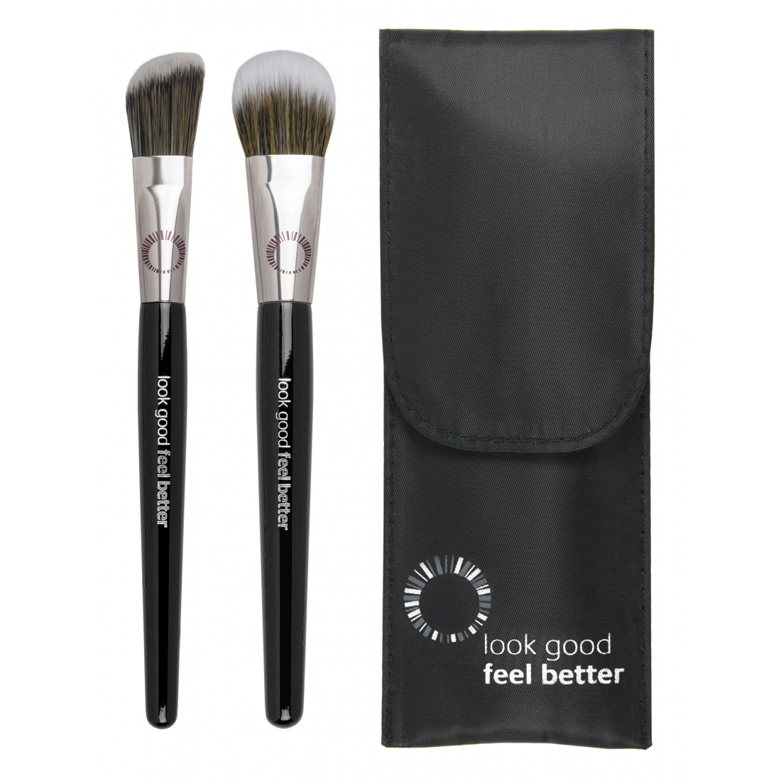 Set de pinceaux de maquillage 'Foundation Duo' - 2 Unités