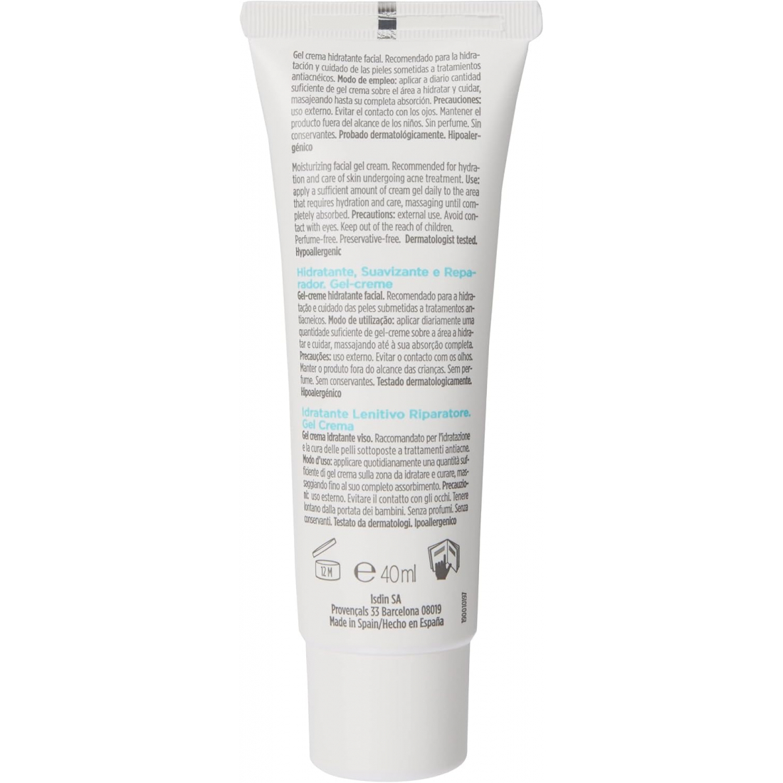 Gel-crème 'Acniben Repair Moisturizing' - 40 ml