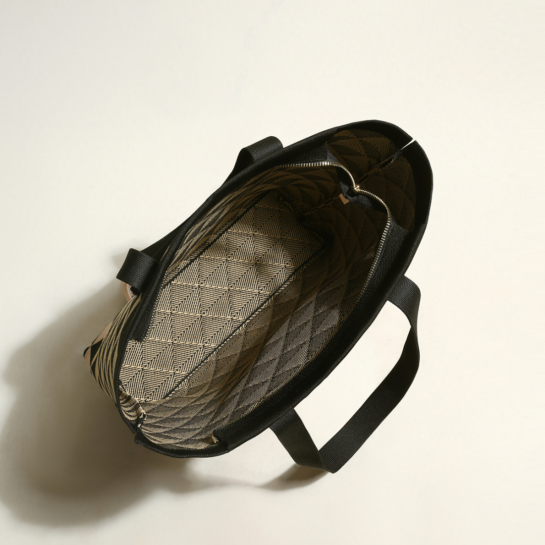'Triangle Checkered' Tote Handtasche für Damen