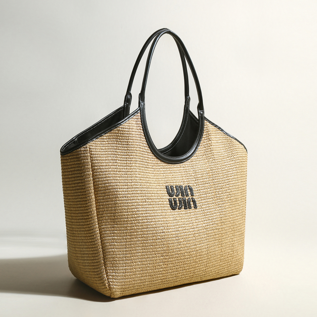 'Natural Woven' Tote Handtasche für Damen