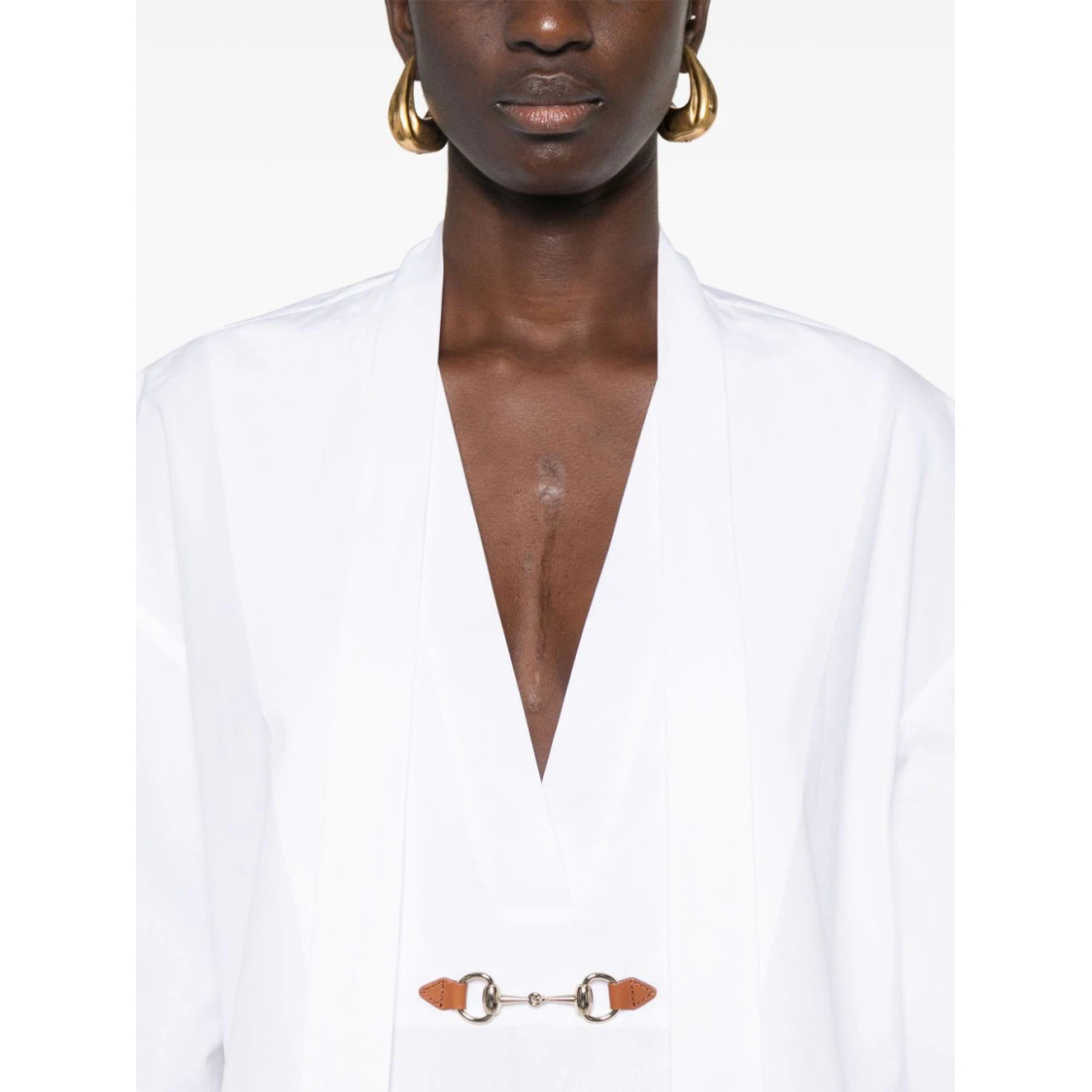 Robe mini 'Horsebit-Buckle' pour Femmes