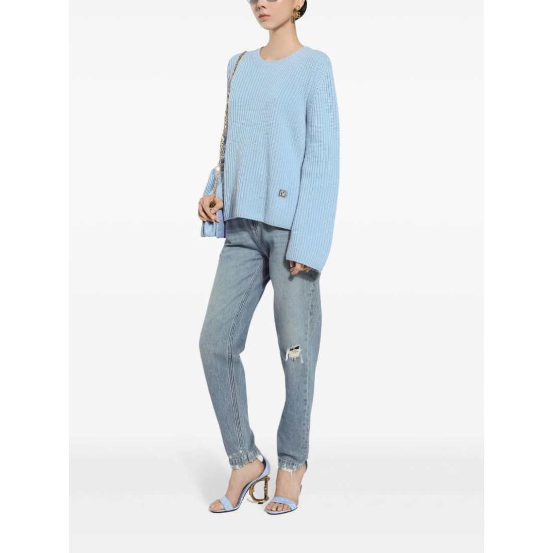 Jeans 'Mini-Ripped Detail' pour Femmes