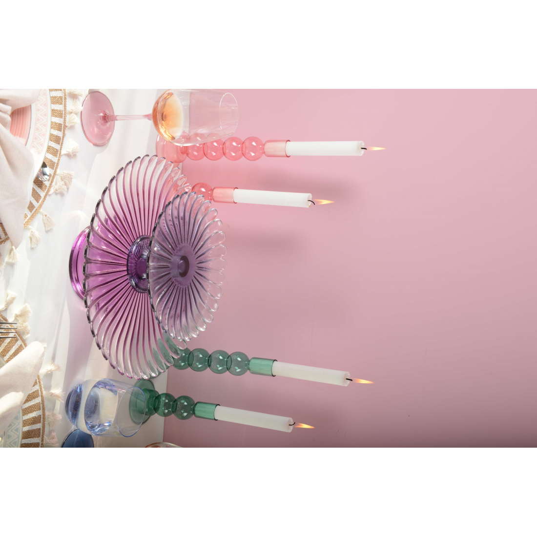 Blue Footed Cake Plate - 21 cm