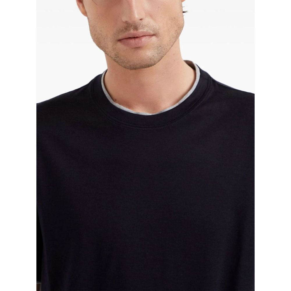 T-shirt 'Contrasting-Trim' pour Hommes