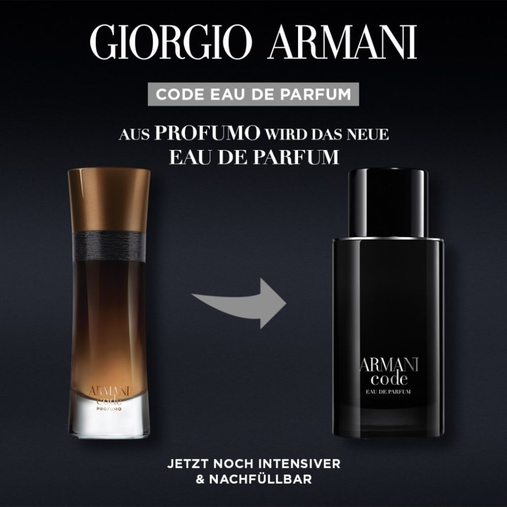 Eau de Parfum - Rechargeable 'Armani Code' - 125 ml