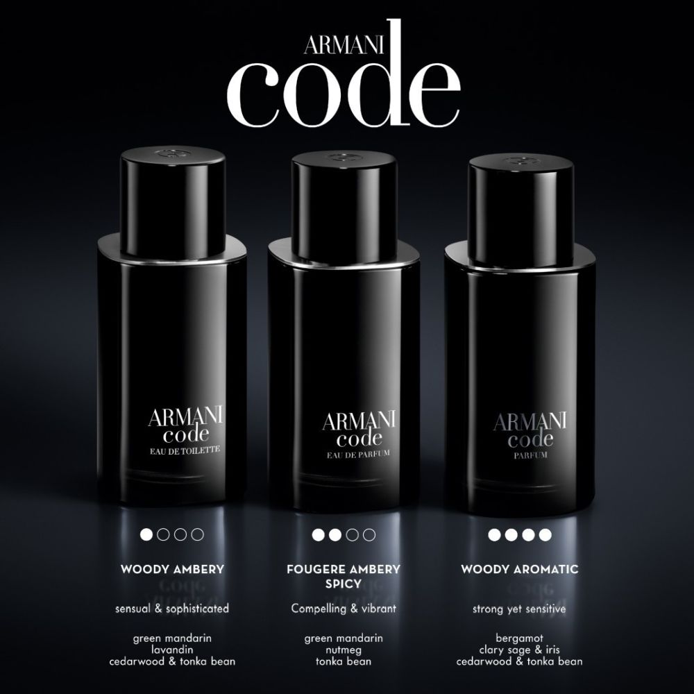 Eau de Parfum - Rechargeable 'Armani Code' - 125 ml