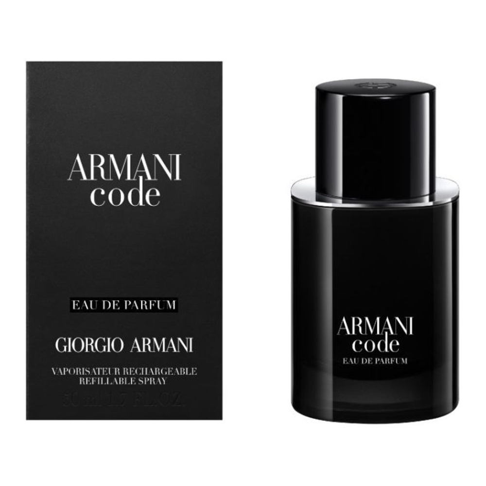 Eau de Parfum - Rechargeable 'Armani Code' - 50 ml