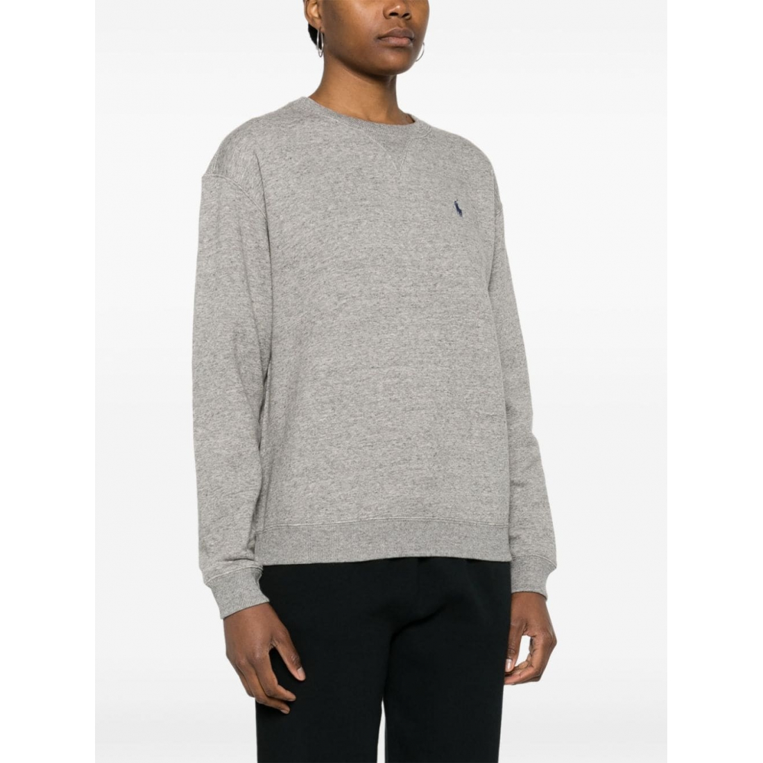 Sweatshirt 'Embroidered-Logo' pour Femmes