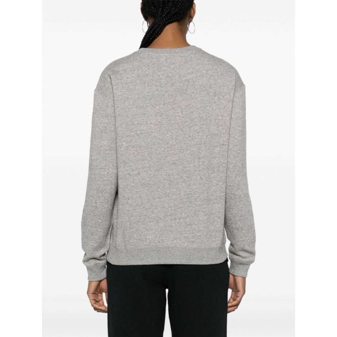 Sweatshirt 'Embroidered-Logo' pour Femmes