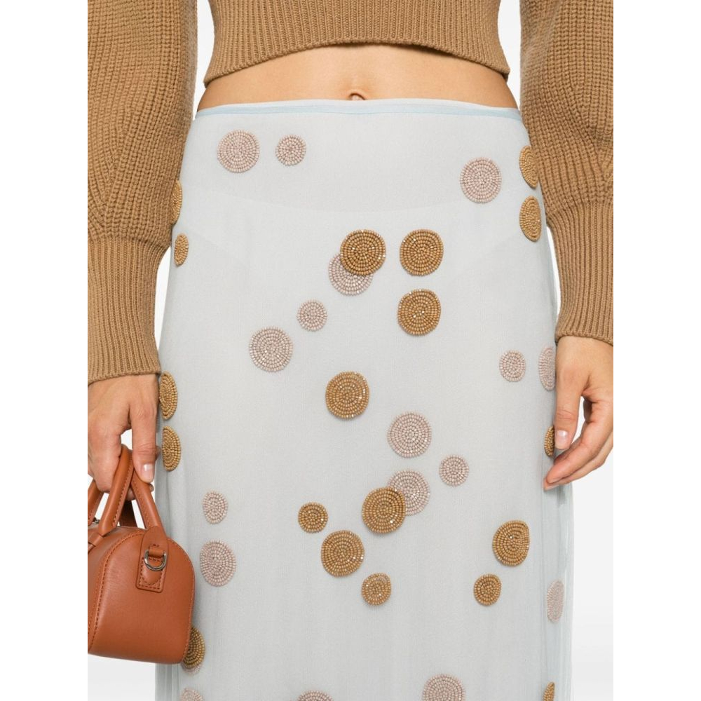 Women's 'Bead-Embellished' Midi Skirt