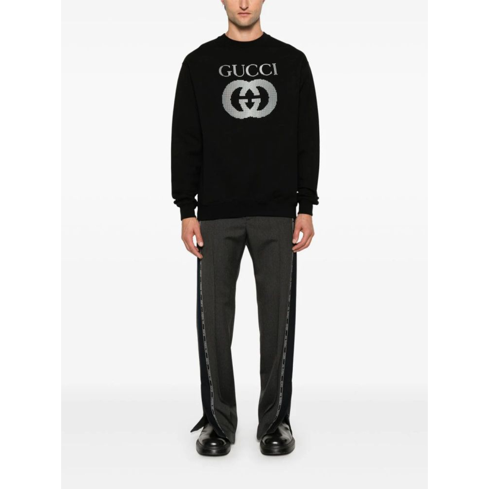 Men's 'Interlocking G-Appliqué' Sweater