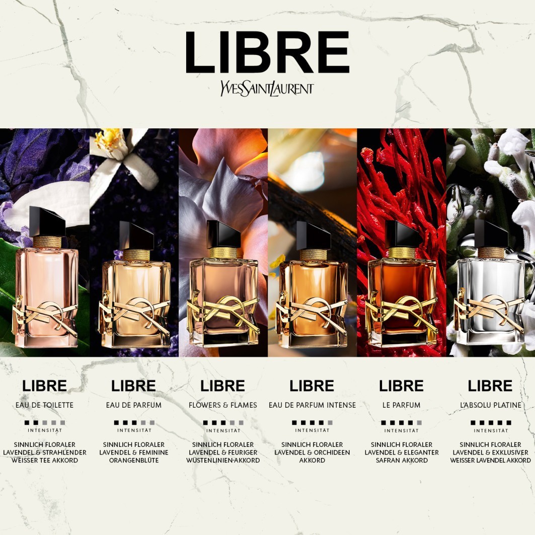 Eau de parfum 'Libre Flowers & Flames' - 50 ml