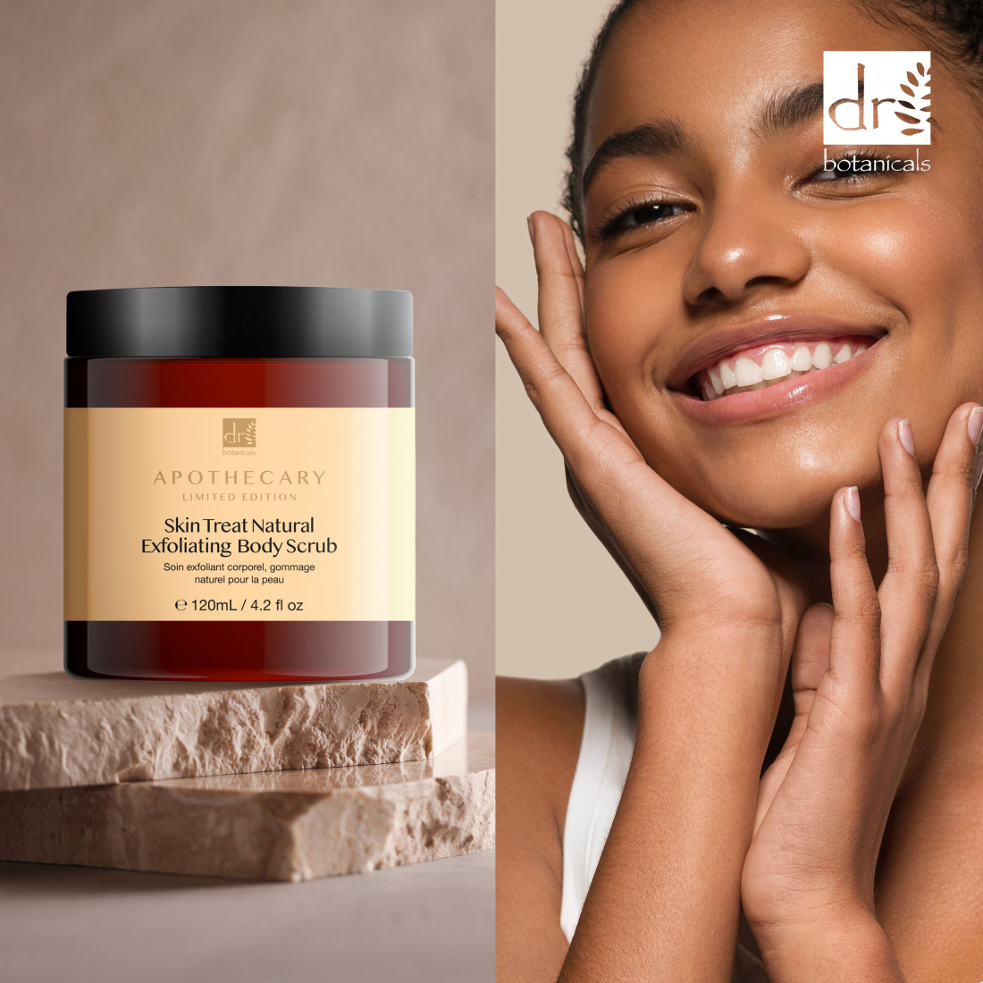 'Apothecary Skin Treat Natural Exfoliating' Body Scrub - 120 ml