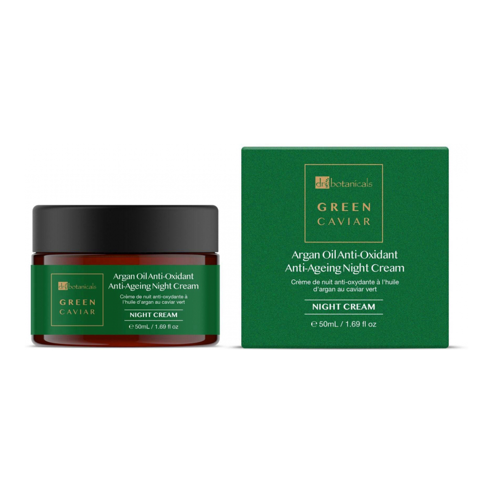 Crème de nuit anti-âge 'Green Caviar & Argan Oil Anti-Oxidant' - 50 ml