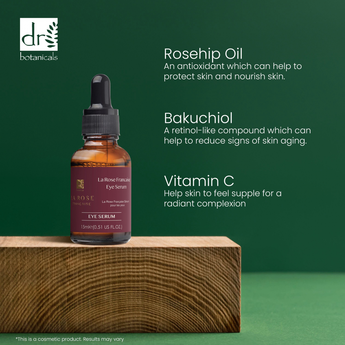 Sérum pour les yeux 'La Rose Francaise' - 15 ml