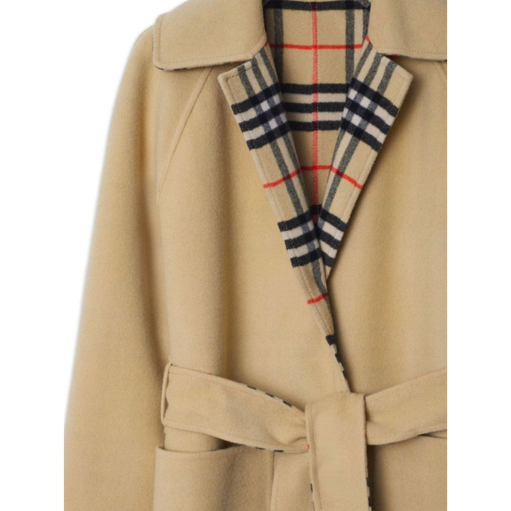 'Check Reversible' Mantel für Damen