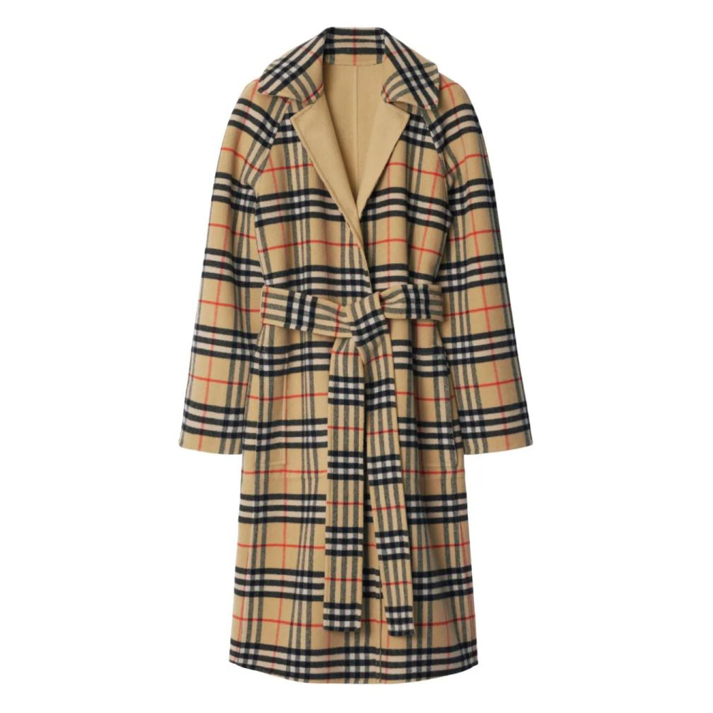 'Check Reversible' Mantel für Damen