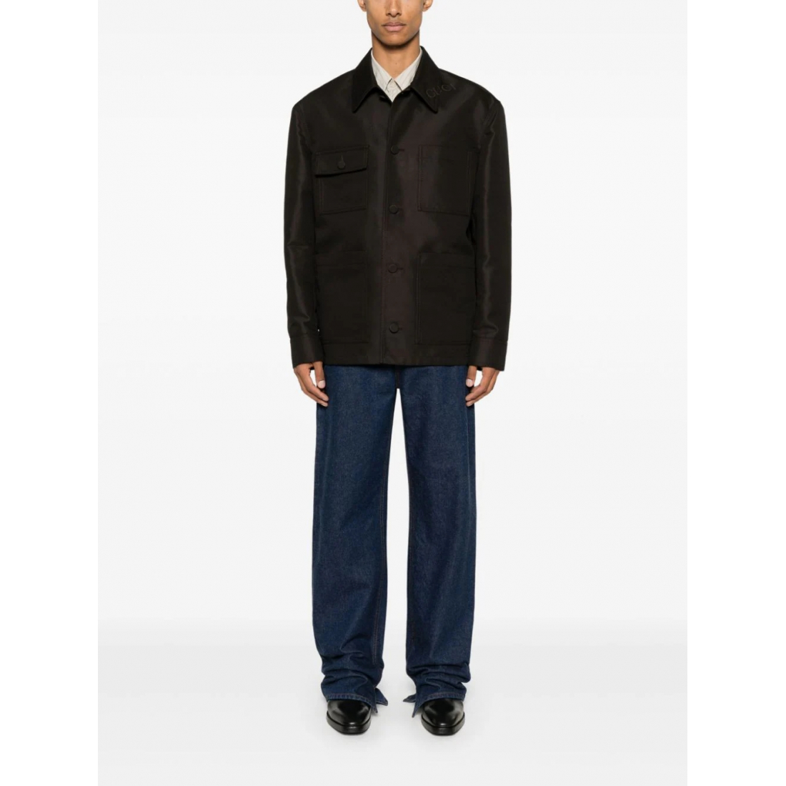 Men's 'Logo-Patch' Jeans