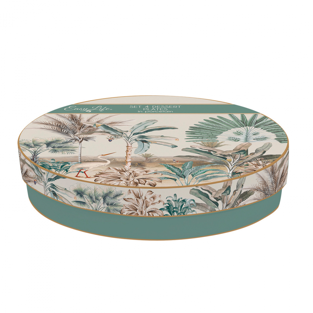 Set Mit 4 Desserttellern Nostalgic Heaven