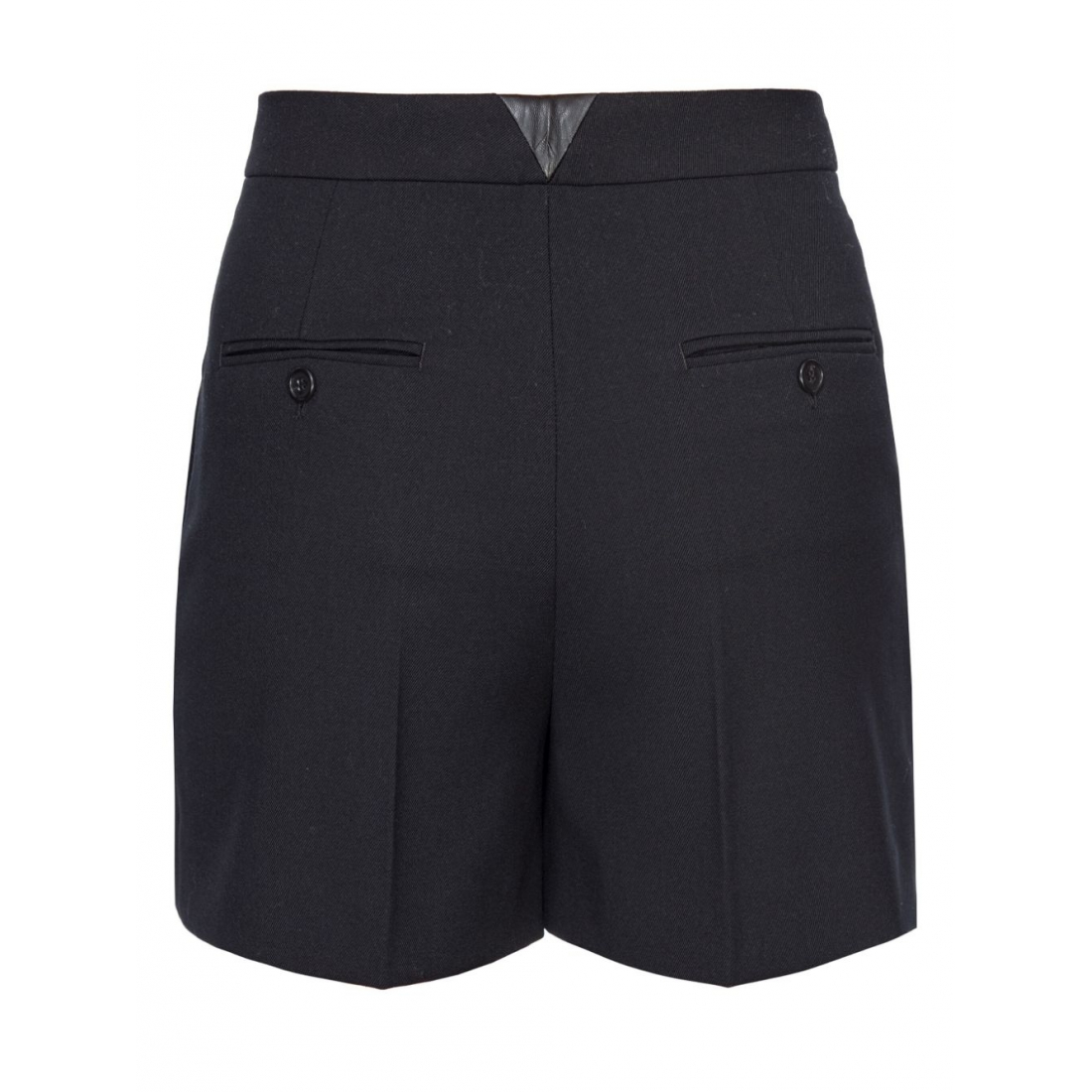 'Pleated Twill' Shorts für Damen