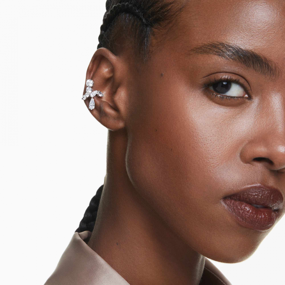 Boucles d'oreilles à Clip 'Matrix' pour Femmes
