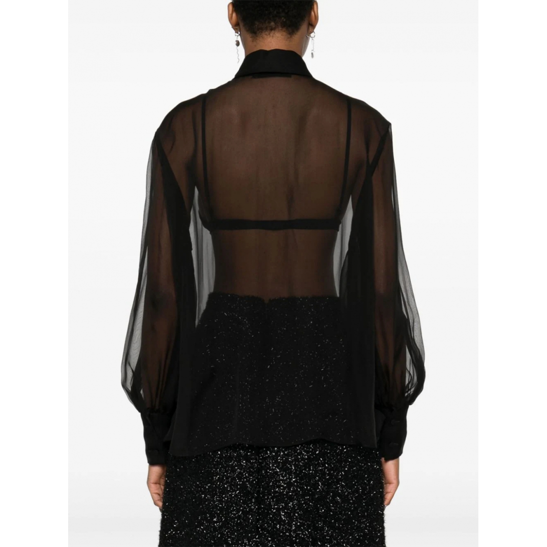 Chemise 'Scarf-Detail' pour Femmes