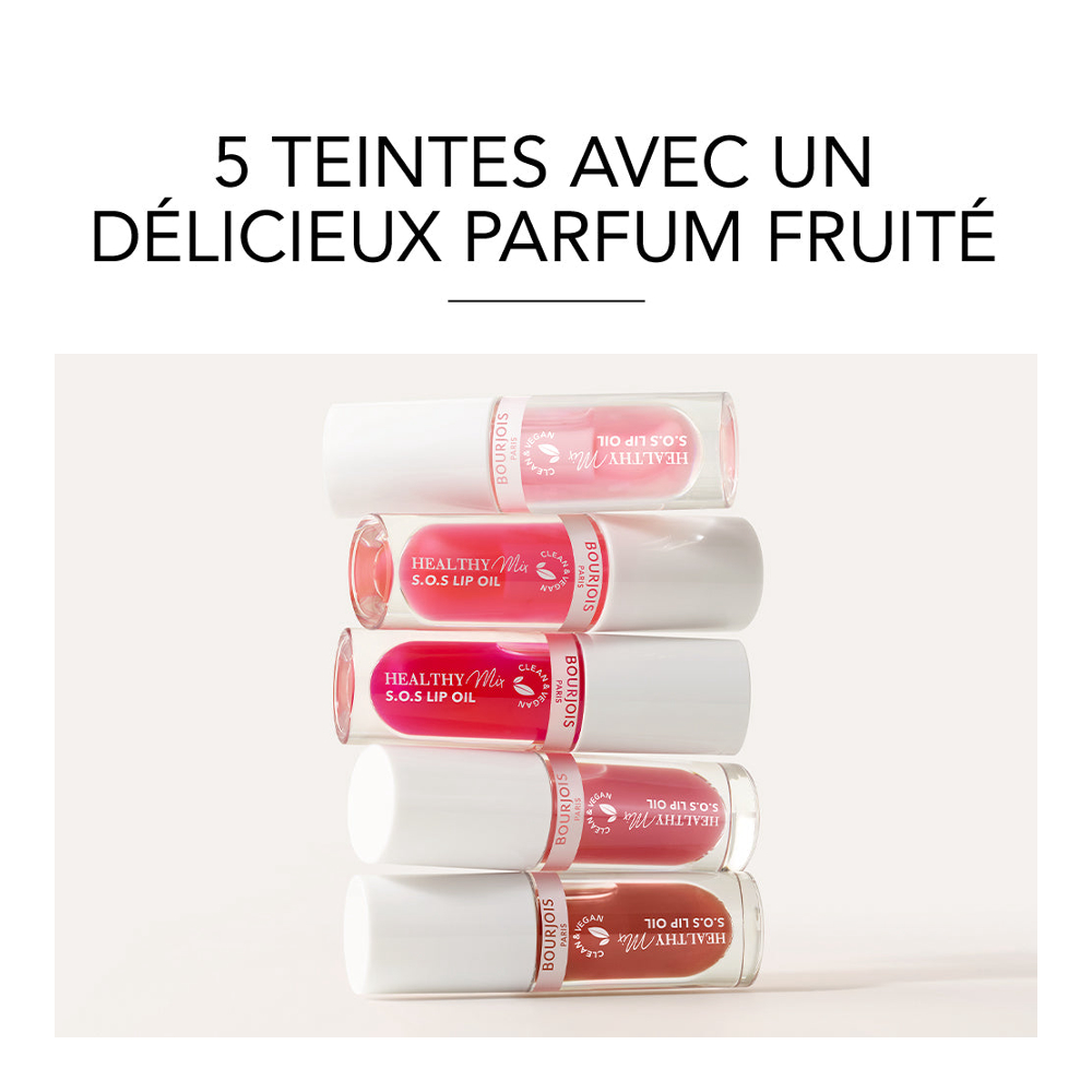 Huile à lèvres 'Healthy Mix SOS' - 003 Straw'bisous 4.5 ml