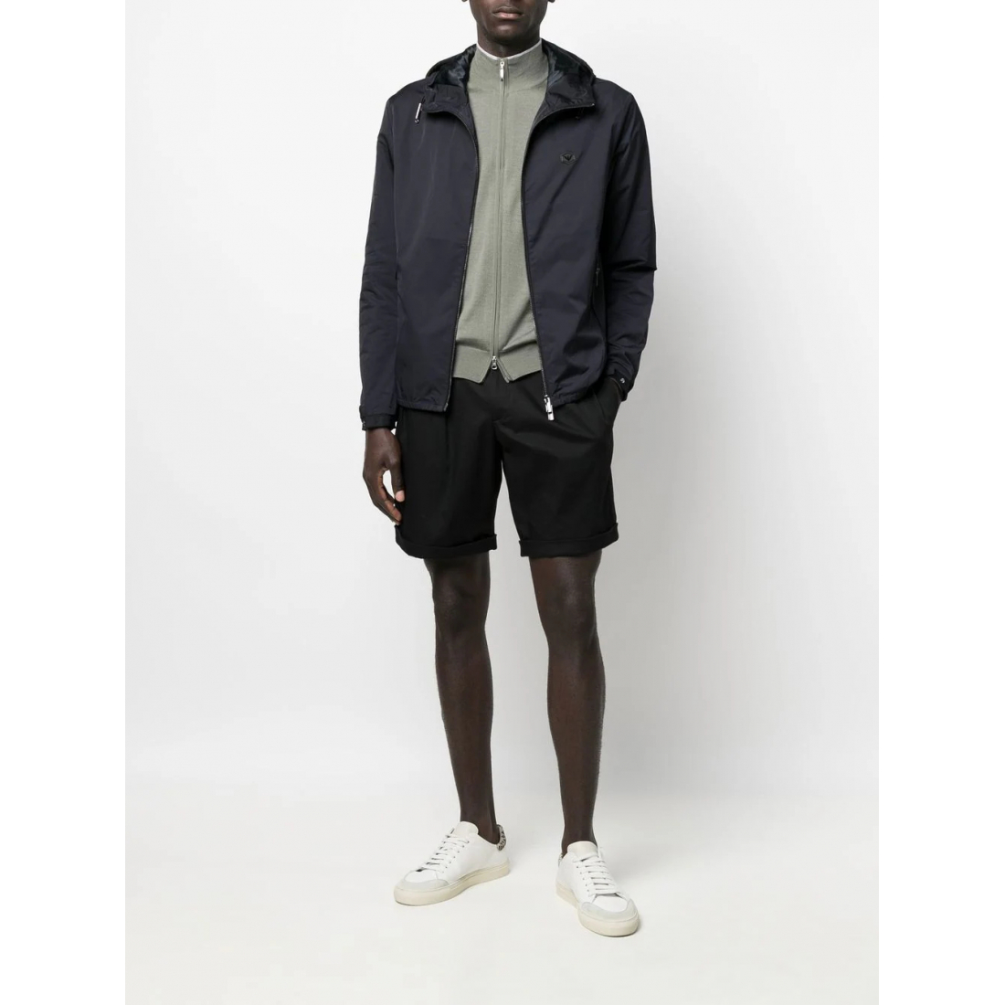 Men's 'Logo-Patch Zip-Up Lightweight' Jacket