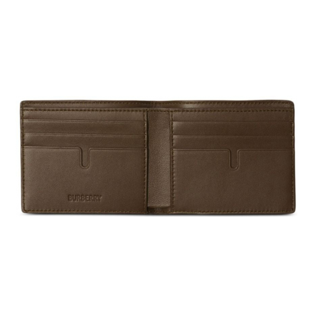 Portefeuille 'Check-Print Bi-Fold' pour Hommes