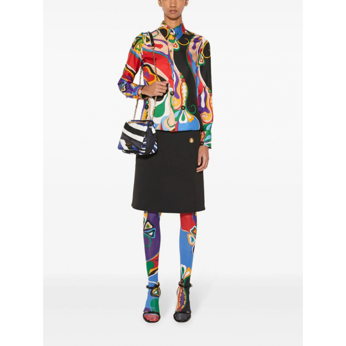 Women's 'Orchidee-Print' Shirt