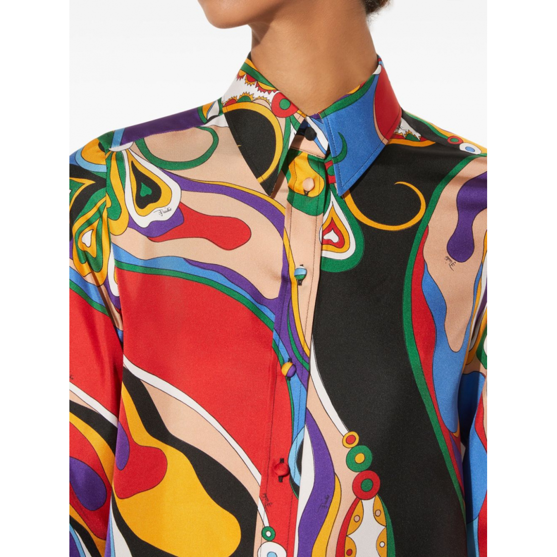 Women's 'Orchidee-Print' Shirt